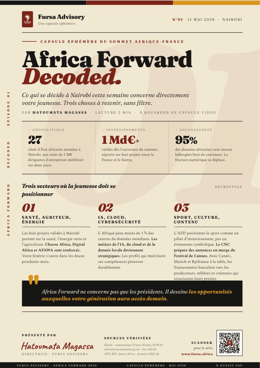 Couverture Africa Forward Decoded — N°01