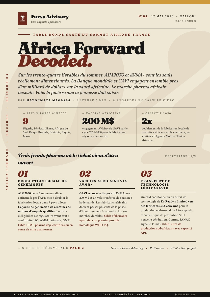 Aperçu — Africa Forward Decoded — N°04