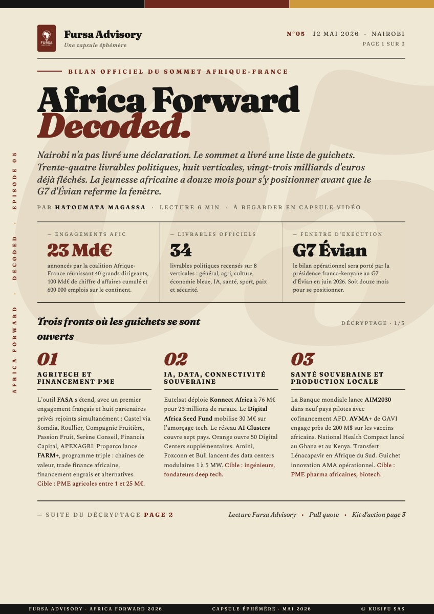 Aperçu — Africa Forward Decoded — N°05